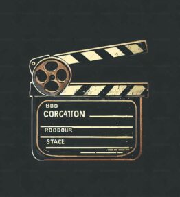Klappern von Filmklappen im Vintage